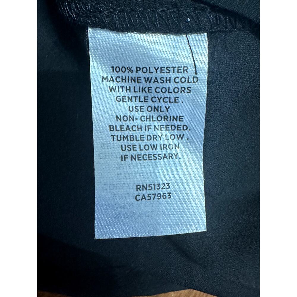 Halogen Collared Button Down Blouse Sheer Long Sl… - image 8